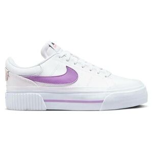 Nike Court Legacy Lift Sneakers White and Purple